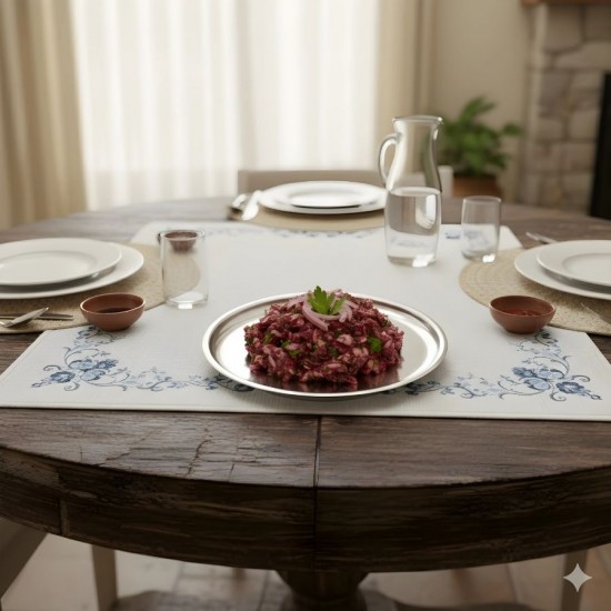 Çelik Sunum Tabağı No:8 27.5 cm.