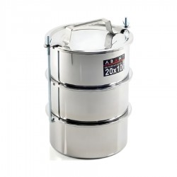 Abant Sefertası On Kişilik 20x10 cm. 3 Bölmeli