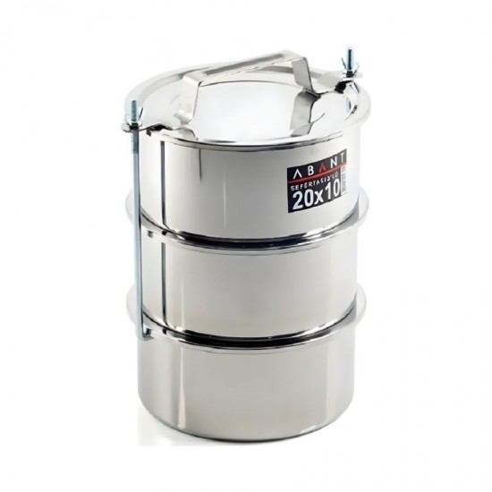 Abant Sefertası On Kişilik 20x10 cm. 3 Bölmeli