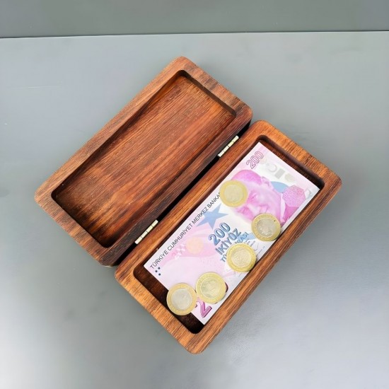 Ahşap İroko Hesap Sümeni 20 x 10 cm.
