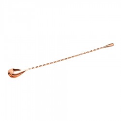 Zicco Çelik Burgulu Bar Kaşığı Bakır Kaplama 30 cm. BA 15C