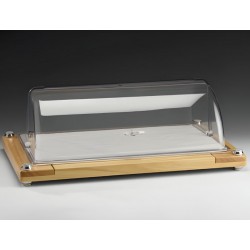 Zicco Ahşap Roll Top Kapaklı Pasta Teşhir Standı GN 1/1 ZCP 886