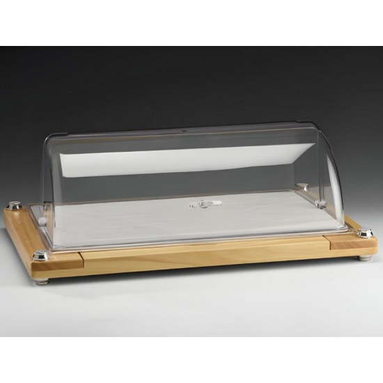 Zicco Ahşap Roll Top Kapaklı Pasta Teşhir Standı GN 1/1 ZCP 886