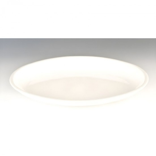 Zicco Melamin Teşhir Tabağı Beyaz 55x39xH:6 cm