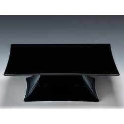 Zicco Polikarbon Siyah Teşhir Standı 30x30x10 cm.