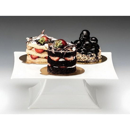 Zicco Polikarbon Siyah Teşhir Standı 30x30x10 cm.