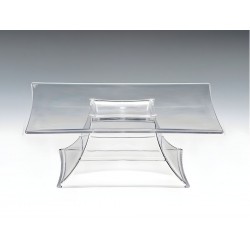 Zicco Polikarbon Siyah Teşhir Standı 30x30x10 cm.