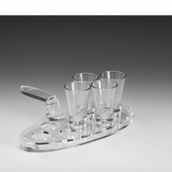 Zicco Akrilik Tekila Shot Servisi 12 cm.