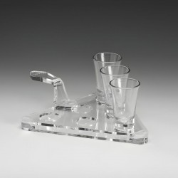 Zicco Akrilik Tekila Shot Servisi 22x22 cm.