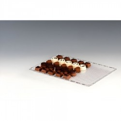 Zicco Çikolata Teşhir Tepsi Şeffaf 20X30 cm