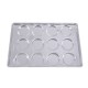 Almetal Alüminyum Hamburger Ekmek Tavası 60x90 cm. 24 Gözlü (115 mm.)