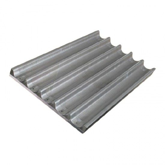 Almetal Alüminyum Baget Ekmek Tavası Delikli 40x60 cm.