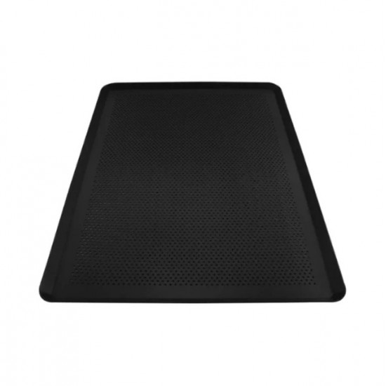 Almetal Alüminyum İtalyan Açılı Delikli Tava 40x80 cm. Teflon Kaplama
