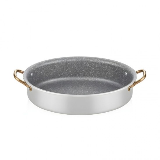 Altınbaşak Alu Granit Oval Tencere 28 x 21 x 7 cm. - A 117OS 28D Altınbaşak Alu Granit Oval Tencere 28 x 21 x 7 cm. - A 117OS 28D