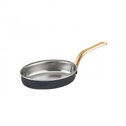 Altınbaşak Black Pearl Mini Oval Tava 11 x 17 cm. - A 118OT 17