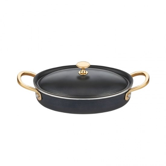 Altınbaşak Black Pearl Mini Oval Tencere 11 x 17 cm. - A 118OC 17 Altınbaşak Black Pearl Mini Oval Tencere 11 x 17 cm. - A 118OC 17