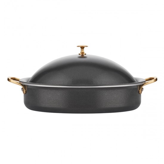 Altınbaşak Black Pearl Oval Tencere 25 x 17 x 6 cm. - A 118OC 25 Altınbaşak Black Pearl Oval Tencere 25 x 17 x 6 cm. - A 118OC 25