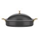 Altınbaşak Black Pearl Oval Tencere 25 x 17 x 6 cm. - A 118OC 25 Altınbaşak Black Pearl Oval Tencere 25 x 17 x 6 cm. - A 118OC 25