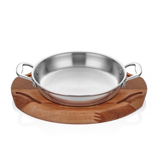 Altınbaşak Elit Multi Metal Çelik Yumurta Sahanı + Nihale - A 105YS 14A Altınbaşak Elit Multi Metal Çelik Yumurta Sahanı + Nihale - A 105YS 14A