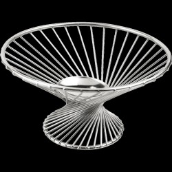 Altınbaşak Paslanmaz Ayaklı Meyve Sepeti 20 cm. - A 027 01