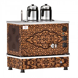 Anka 2 Demlikli Kompakt Full Otomatik Çay Makinesi Bakır | 20 Lt.