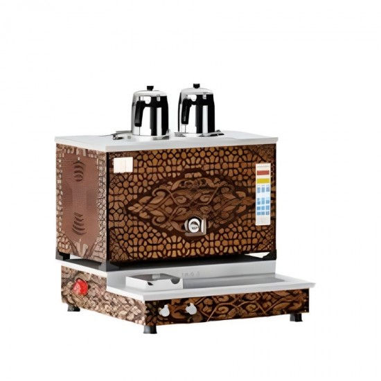 Anka 2 Demlikli Otomatik Çay Makinesi Bakır | 20 Lt.