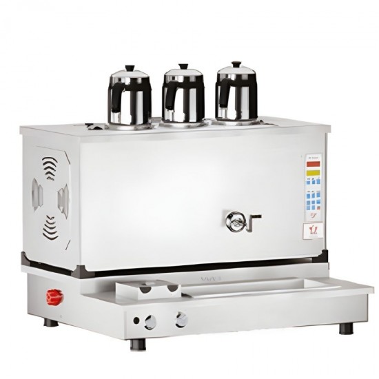 Anka 3 Demlikli Otomatik Çay Makinesi İnox | 30 Lt.
