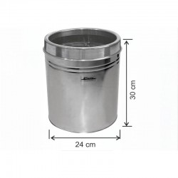 Arı Metal 1414 Paslanmaz Çemberli Çöp Kovası 13 Lt