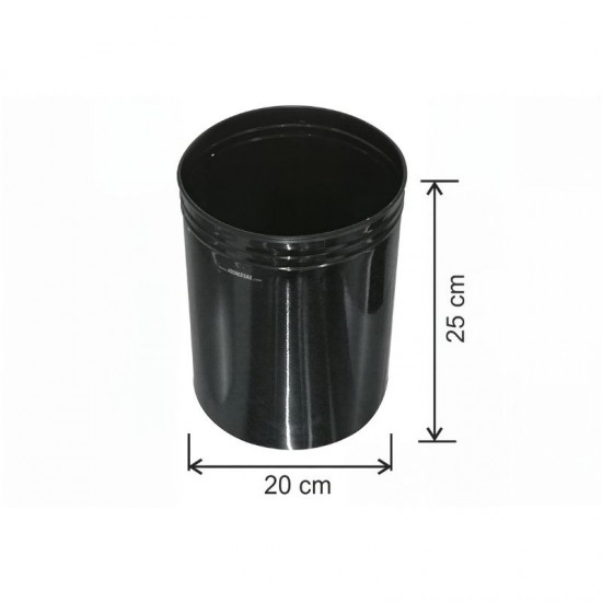 Arı Metal 1430 Siyah Çöp Kovası 8 Lt