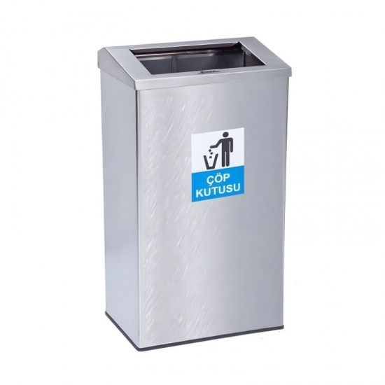 Arı Metal Dikdörtgen Çöp Kovası 70 Lt.