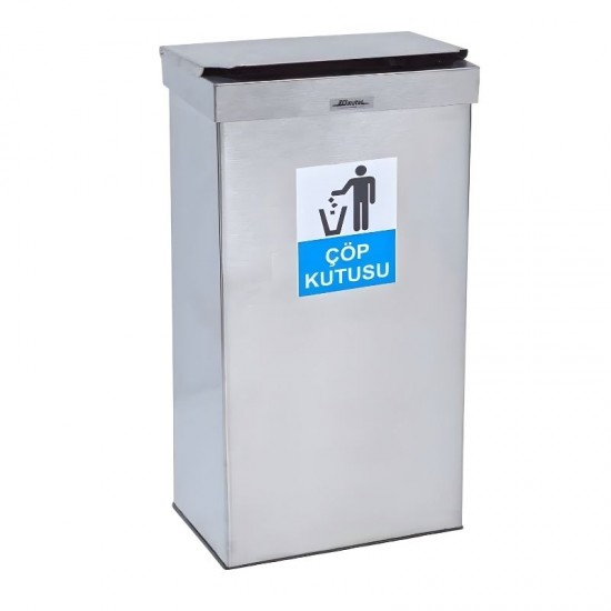Arı Metal Manuel Kapaklı Çöp Kovası 70 Lt.