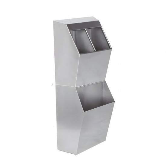 Arı Metal Paslanmaz Galoş, Bone, Maske Kabı, 2 Gözlü, Çöp Kovalı