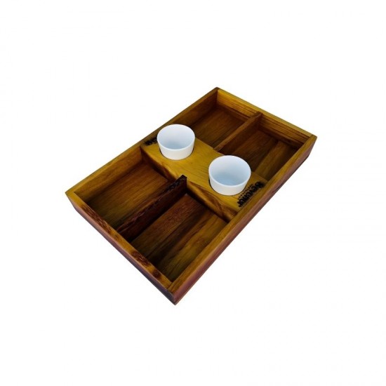 Ahşap İreko Tatlı Sunum Kasası 23 x 36 cm. Ahşap İreko Tatlı Sunum Kasası 23 x 36 cm.