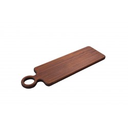 Ahşap İroko Saplı Sunum Tahtası 50 x 17 cm.