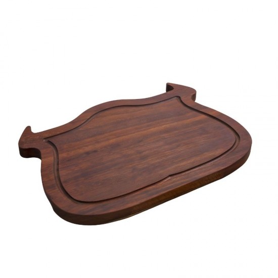 Ahşap İroko Boynuzlu Steak Tahtası 37 x 27 cm. Ahşap İroko Boynuzlu Steak Tahtası 37 x 27 cm.