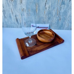 Ahşap Ceviz Sunum Tepsisi