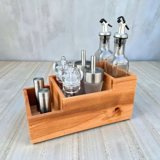 Ahşap Yağlık, Sirkelik, Tuzluk Standı