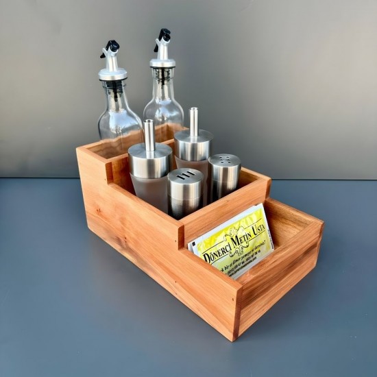 Ahşap Yağlık, Sirkelik, Tuzluk Standı