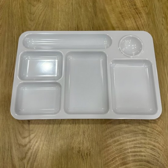 Atlas Melamin Kahvaltılık 6 Gözlü Tabldot