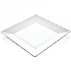 Atlasform Melamin Kare Servis Tabak, Beyaz - 492