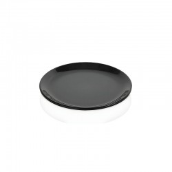 Atlasform Melamin Yuvarlak Siyah Servis Tabak 17 cm. - 317S