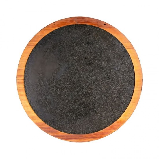 Biradlı Bazalt Taşlı Steak Tahtası - GRV-1852 Biradlı Bazalt Taşlı Steak Tahtası - GRV-1852