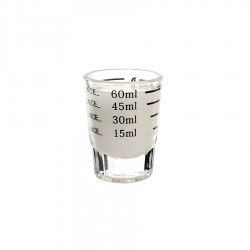 Biradlı Cam Ölçü Bardağı 60 ml.