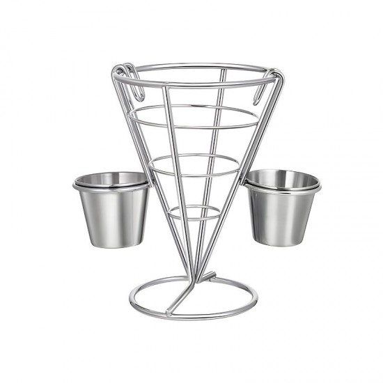Biradlı Patates Servis Standı 10 x 14 cm. | BRD-YQ-04 Biradlı Patates Servis Standı 10 x 14 cm. | BRD-YQ-04