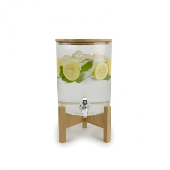 Groovy Akasya Standlı Cam Dispenser 6.5 L.