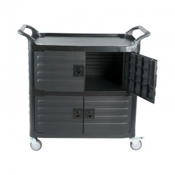 Biradlı Brd-Kpk-53 Plastik Servis Arabası Kapaklı