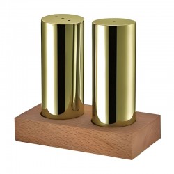 Biradlı Çelik Tuzluk Takımı (Altın) - GRV-38-ALTIN