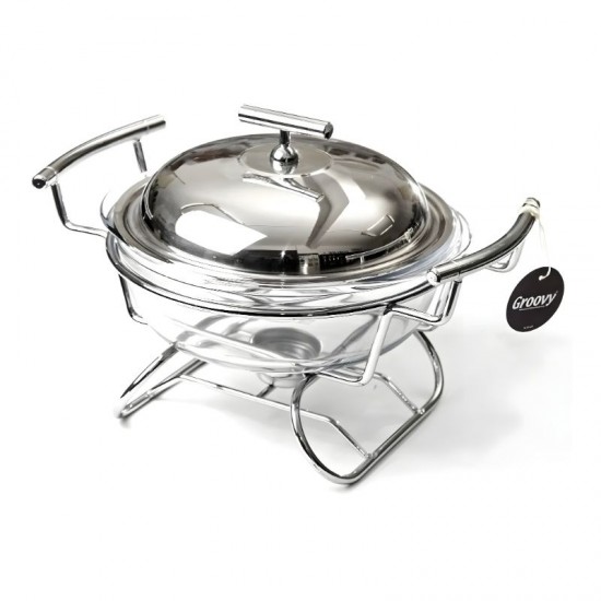 Biradlı Isıtıcılı Yuvarlak Yemek Servis 1.9 L. - GRV-0903 Biradlı Isıtıcılı Yuvarlak Yemek Servis 1.9 L. - GRV-0903