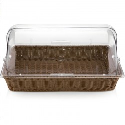 Biradlı Polikarbon Rolltop Kapaklı Sepet | GRV-77-S