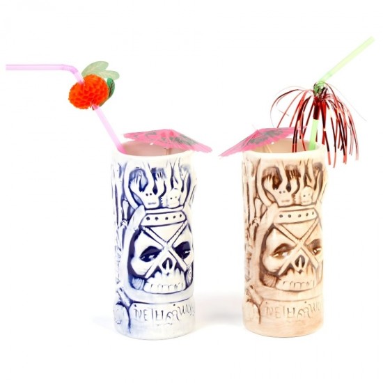 Groovy Seramik Tiki Mug Bardak 380 cc.